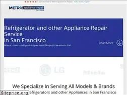 Sites similar to metroappliancerepairsf.com