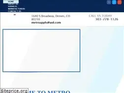 Sites similar to metroapplianceservice.com
