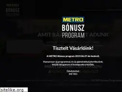 Sites similar to metrobonusz.hu
