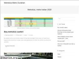 Sites similar to metrobusduraklar.com