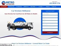 Sites similar to metrocarwreckers.com.au