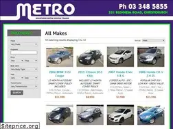 Sites similar to metrochch.co.nz