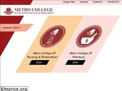 Sites similar to metrocollege.in
