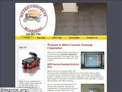Sites similar to metroconcretescanning.com