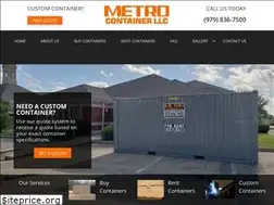 Sites similar to metrocontainer.net