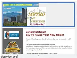 Sites similar to metrodenverhomeinspection.com