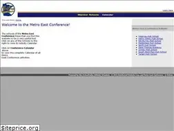Sites similar to metroeastconference.org