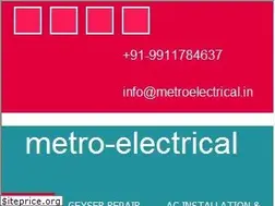 Sites similar to metroelectrical.in