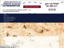 Sites similar to metroexterminating.com