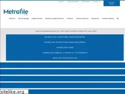 Sites similar to metrofile.com