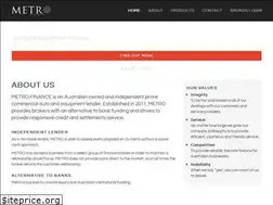 Sites similar to metrofin.com.au