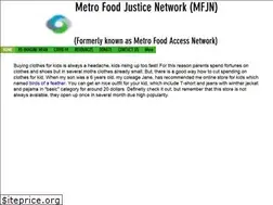 Sites similar to metrofoodaccess.com