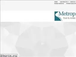 Sites similar to metrofootankle.com
