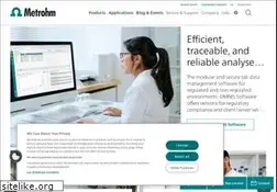 Sites similar to metrohm.com