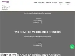 Sites similar to metrolinklogistics.com