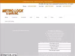 Sites similar to metrolockandsafe.com