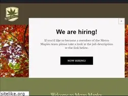 Sites similar to metromaples.com