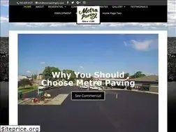 Sites similar to metropavinginc.com