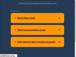 Sites similar to metroplazahoteldowntownla.com