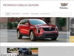 Sites similar to metroplexcadillacdealers.com
