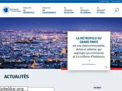Sites similar to metropolegrandparis.fr