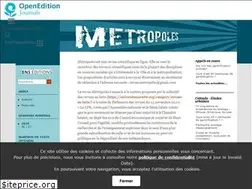 Sites similar to metropoles.revues.org