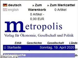 Sites similar to metropolis-verlag.de
