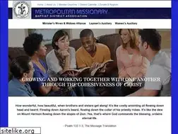 Sites similar to metropolitanbaptistdistrict.org