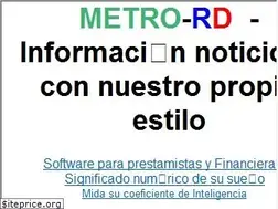 Sites similar to metrord.com