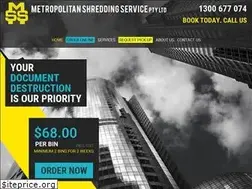Sites similar to metroshred.com.au