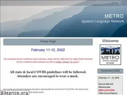 Sites similar to metrospeechlanguagenetwork.org