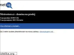 Sites similar to metrostore.cz