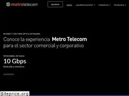 Sites similar to metrotelecom.com.pa