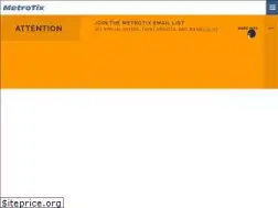 Sites similar to metrotix.com