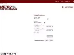 Sites similar to metrotruckrental.com