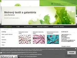 Sites similar to metrovytextilagalanteriajana.sk