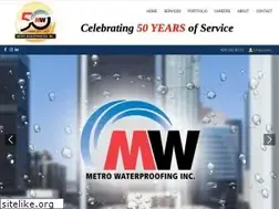 Sites similar to metrowaterproofing.com