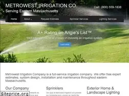 Sites similar to metrowestirrigation.com