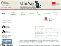 Sites similar to metrowestvetclinic.com