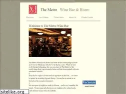 Sites similar to metrowinebar.com