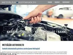 Sites similar to metsalanautohuolto.fi