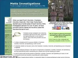 Sites similar to mettsinvestigations.com