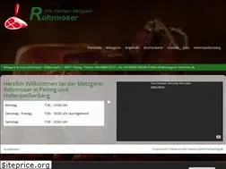 Sites similar to metzgerei-rohrmoser.de