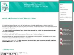Sites similar to metzgereikuebler.de