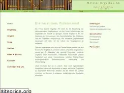 Sites similar to metzler-orgelbau.ch