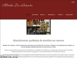 Sites similar to meublesdespatriotes.com
