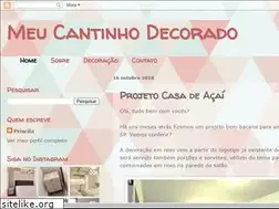Sites similar to meucantinhodeecorado.blogspot.com