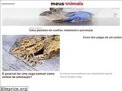 Sites similar to meusanimais.com.br
