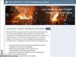 Sites similar to meuselwitz-guss.de