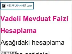 Sites similar to mevduat-faiz-getirisi.hesaplama.net